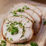 Clean Eating Barbecued Fresh Herb And Apple Turkey Breast Roulade