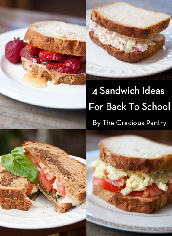 4 Clean Eating Classic Sandwich Ideas For Back To School (Or Work!)