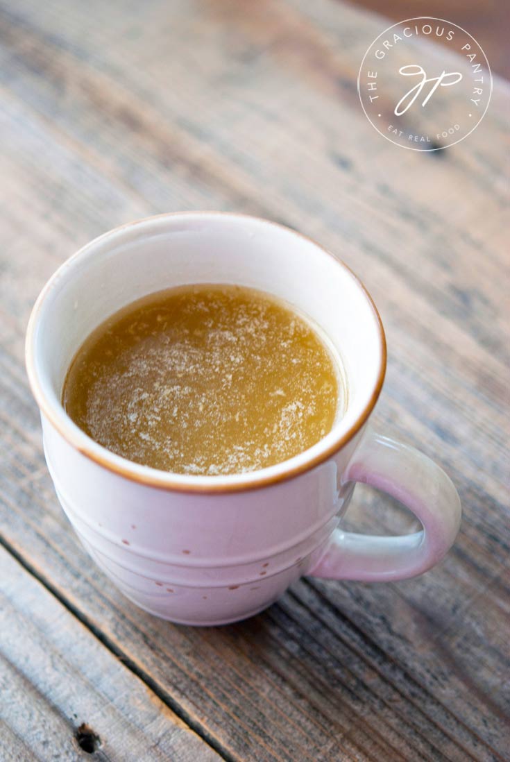 Clean Eating Slow Cooker Chicken Bone Broth Recipe