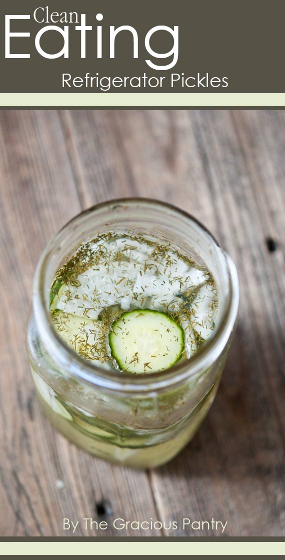 Clean Eating Refrigerator Pickles