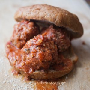 Spaghetti Meatball Sandwiches