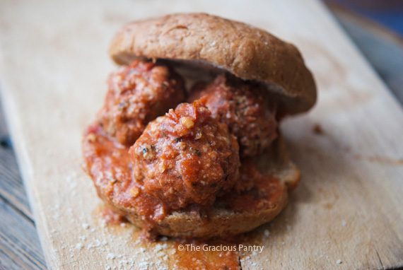 Spaghetti Meatball Sandwiches