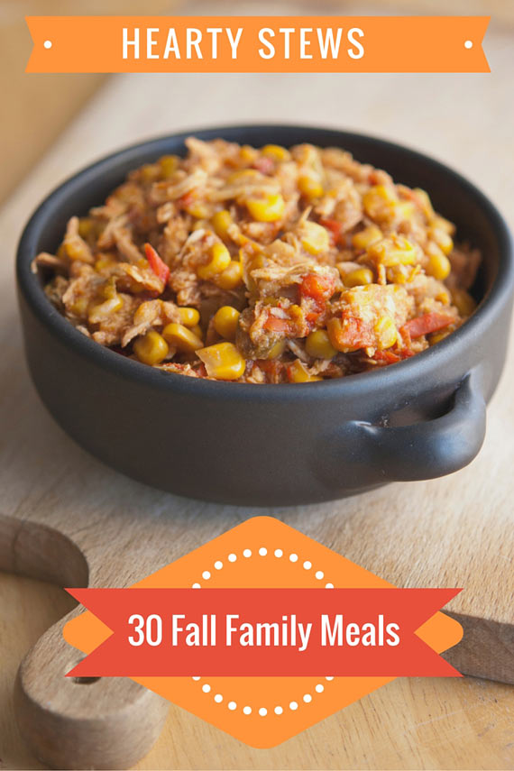 One image of clean eating tortilla chicken stew from this list of 30 Clean Eating Fall Family Meals