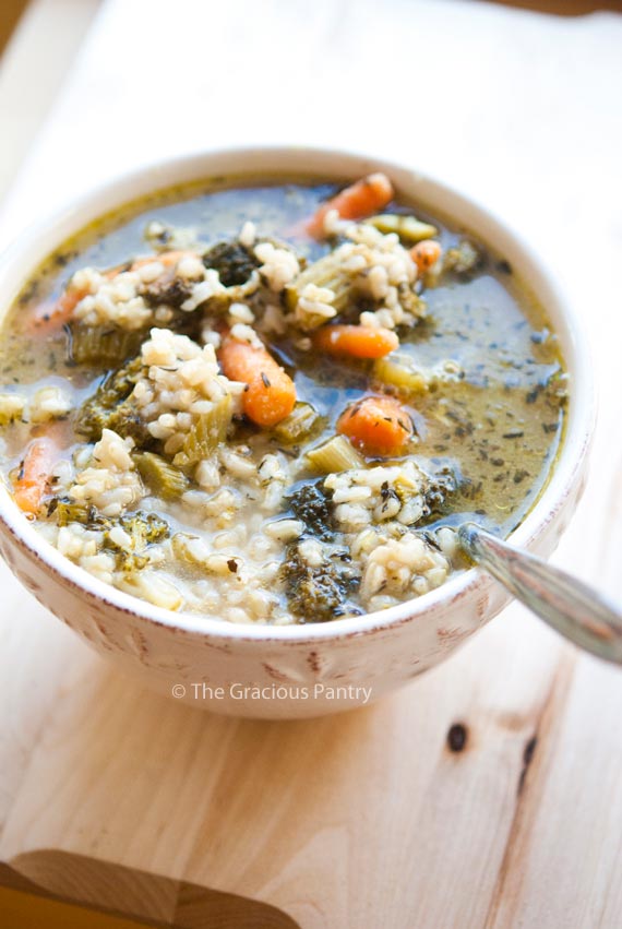 Clean Eating Roasted Leftover Vegetable Party Tray Soup Recipe