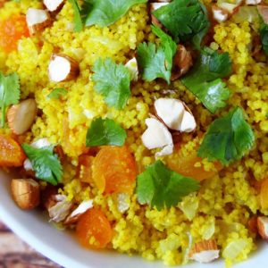 Clean Eating Moroccan Apricot Couscous