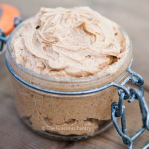 Texas Roadhouse Butter in an open canning jar.