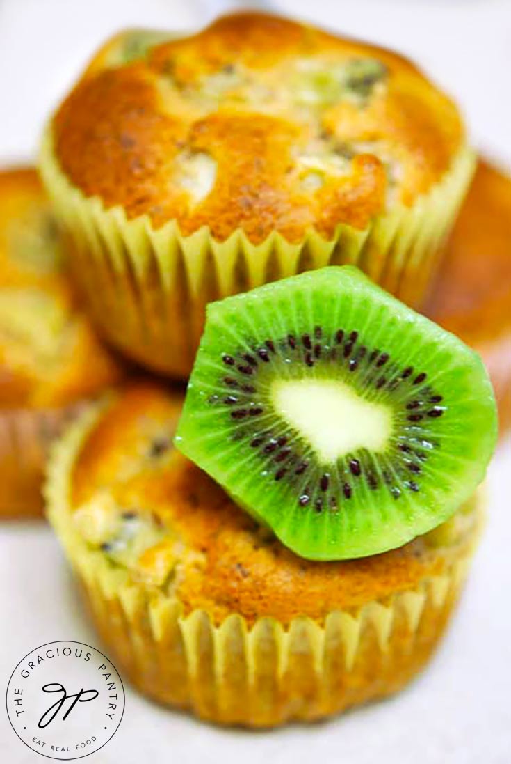 Kiwi Muffins Recipe | The Gracious Pantry | Clean Eating Recipes