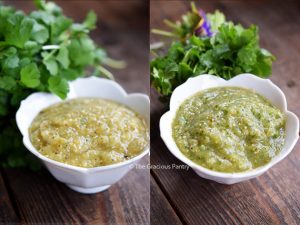 The finished Salsa Verde Recipe