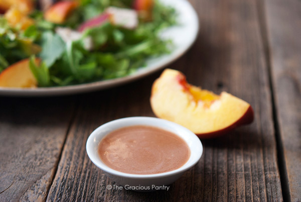 Clean Eating Peach Vinaigrette Recipe