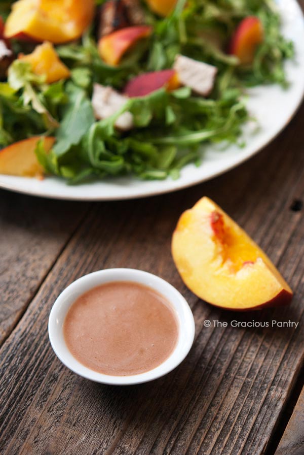 Clean Eating Peach Vinaigrette Recipe