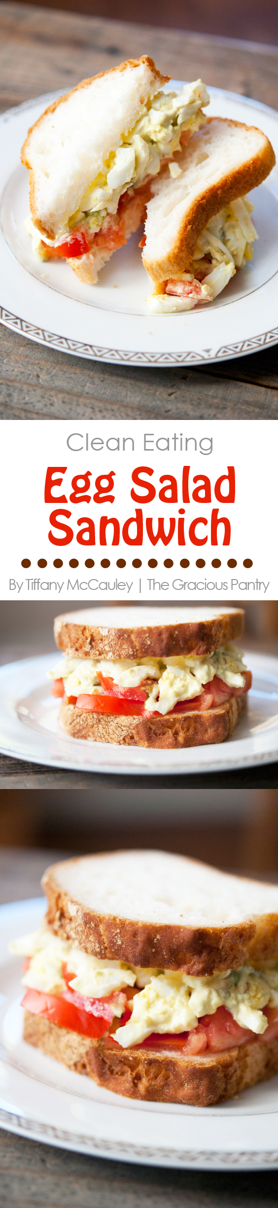 Clean Eating Egg Salad Sandwich Recipe | The Gracious Pantry