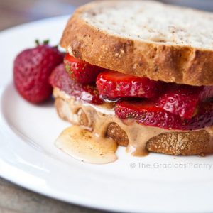 Clean Eating Fruit And Nut Butter Sandwich Recipe
