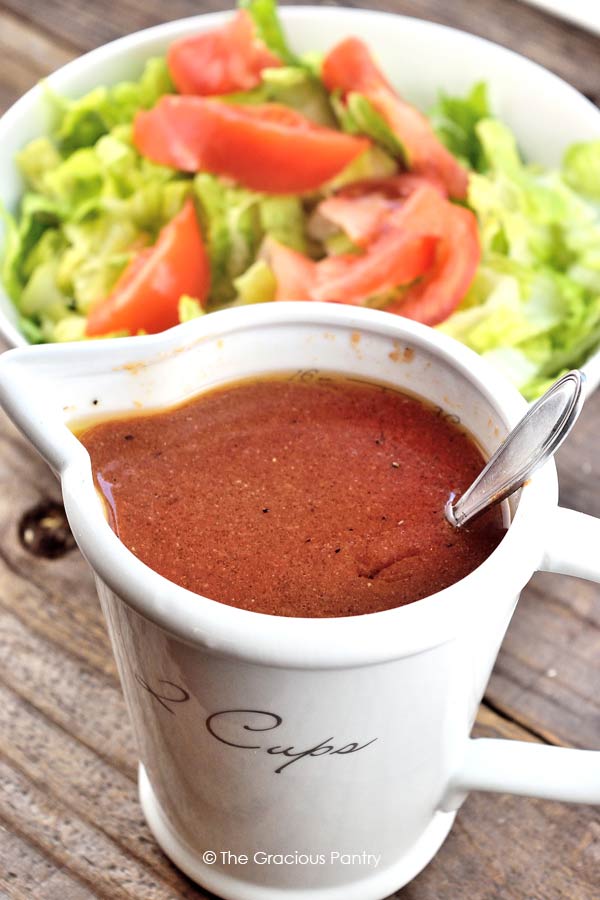 homemade French dressing without refined sugar