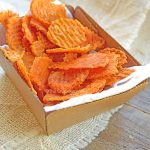 Clean Eating Twice Baked Sweet Potato Chips