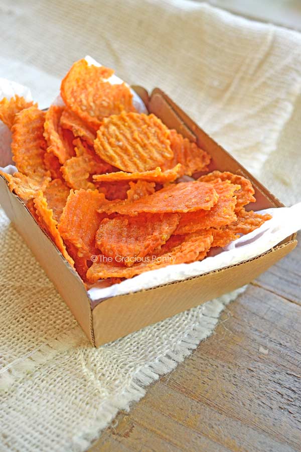 Baked Sweet Potato Chips Recipe