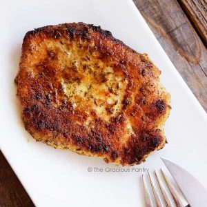 Clean Eating Caraway Seed Pork Chops Recipe