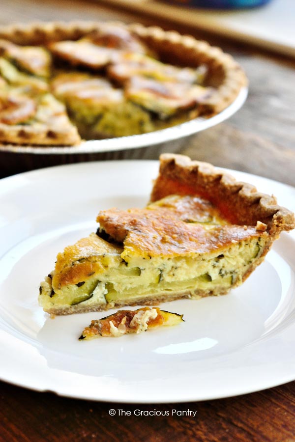 Clean Eating Zucchini Pie Recipe