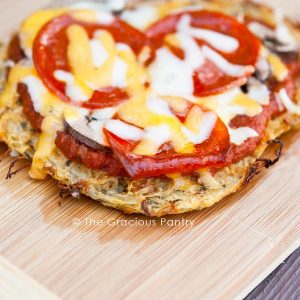 Clean Eating Single Serving Spaghetti Squash Pizza Crust Recipe