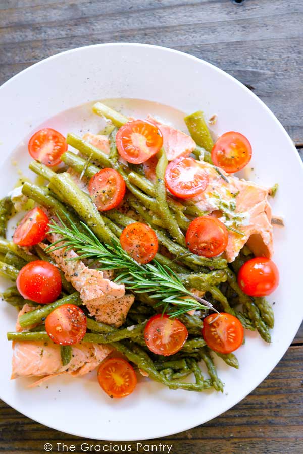 Instant Pot Mediterranean Rosemary Salmon Recipe