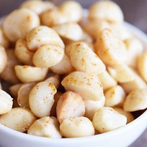 Clean Eating Spicy Sweet Macadamia Nuts Recipe