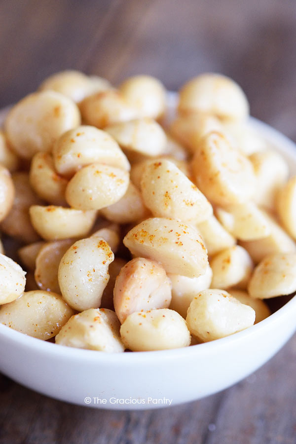 Clean Eating Spicy Sweet Macadamia Nuts Recipe