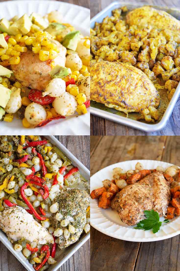 5 Clean Eating Chicken Sheet Pan Dinners You Can Prep In Minutes!