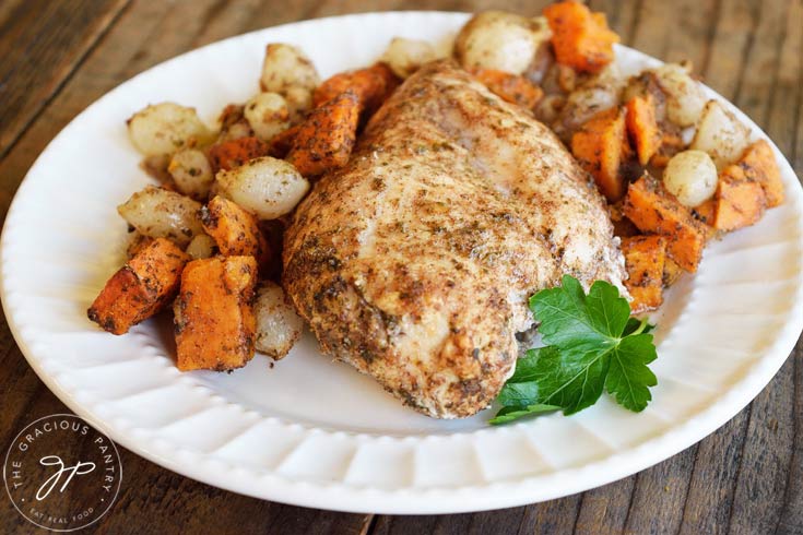 Clean Eating Chicken And Sweet Potatoes Sheet Pan Dinner Recipe