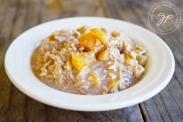 Clean Eating Apricot Muffin Oatmeal Recipe