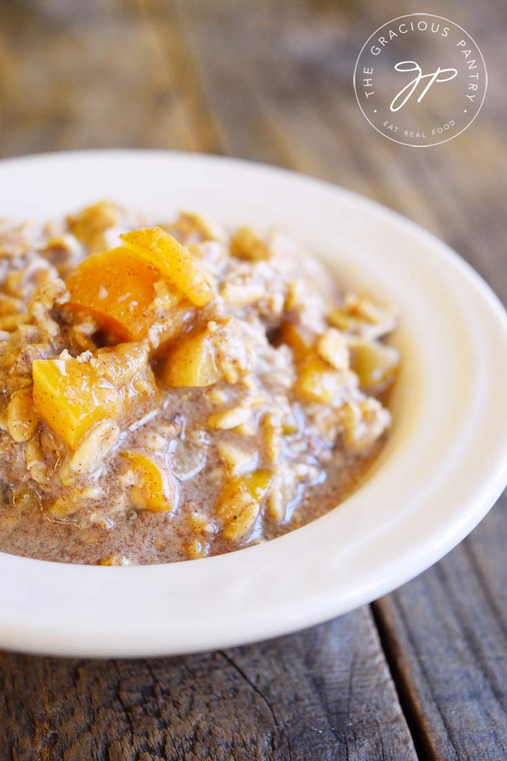 Clean Eating Apricot Muffin Oatmeal Recipe