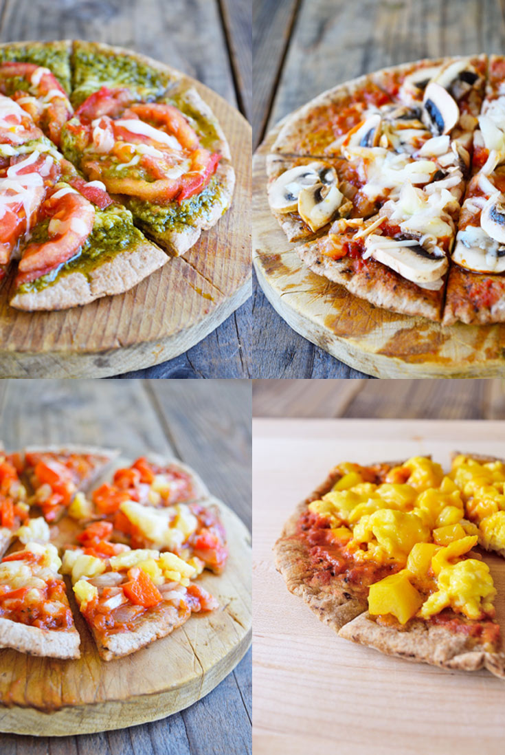 4 Clean Eating Meal Prep Pita Pizzas You Can Prep In Minutes!