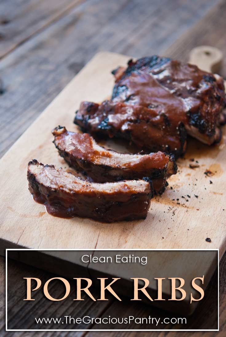 titled photo (and shown): Clean Eating Pork Ribs Recipe