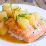 Clean Eating Sheet Pan Hawaiian Salmon Recipe