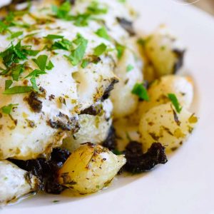 Clean Eating Sheet Pan Mushroom And Onion Cod Recipe