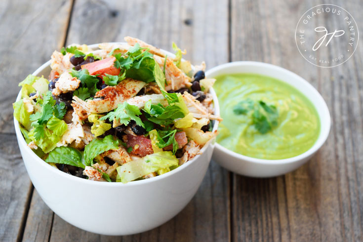 Clean Eating Mexican Style Chicken Salad Recipe
