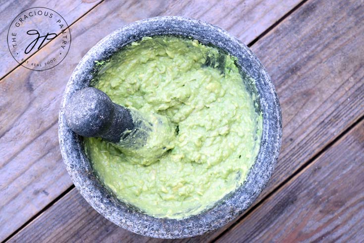 How To Make Guacamole With A Mortar And Pestle