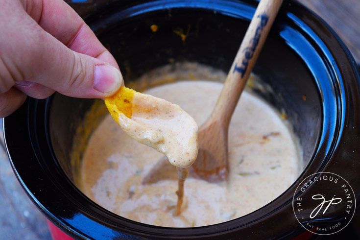 Clean Eating Chili Con Queso Dip Recipe Dipped