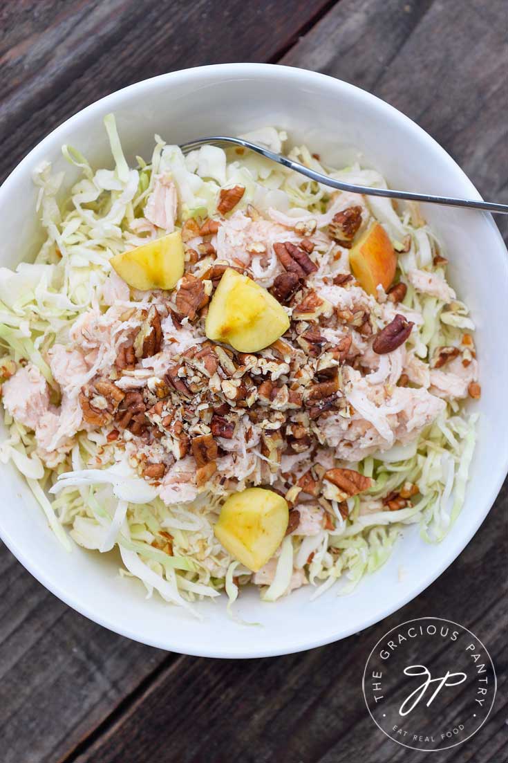 Clean Eating Autumn Cabbage Salad Recipe