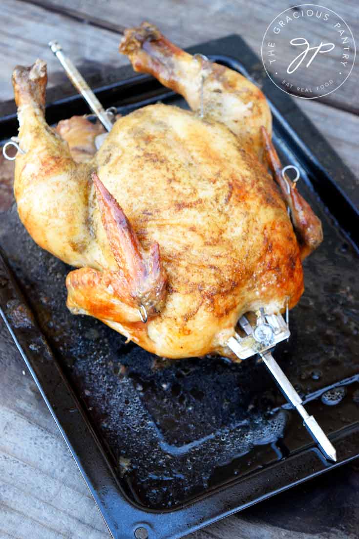 Clean Eating Stupid Simple Rotisserie Chicken Recipe