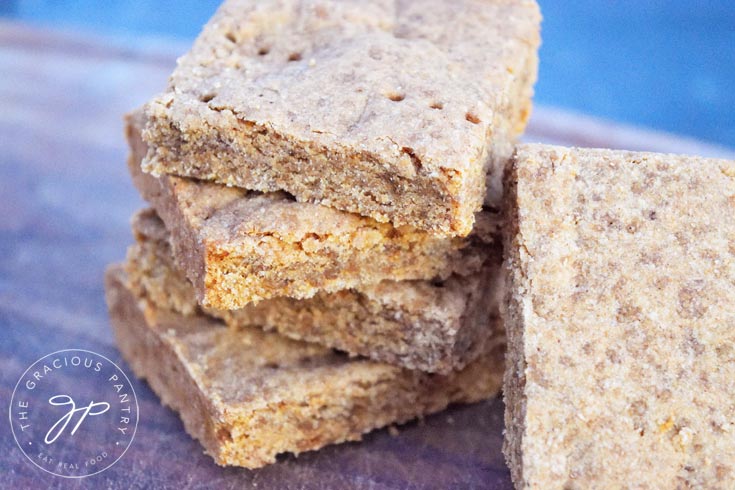 Clean Eating Gingerbread Shortbread Recipe Baked