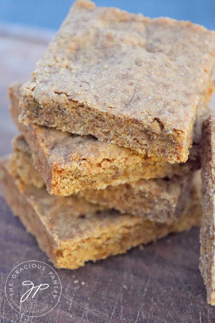 Clean Eating Gingerbread Shortbread Recipe