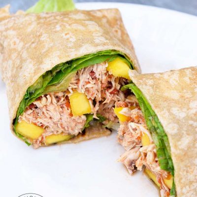 Clean Eating Mango Chicken Wraps Recipe