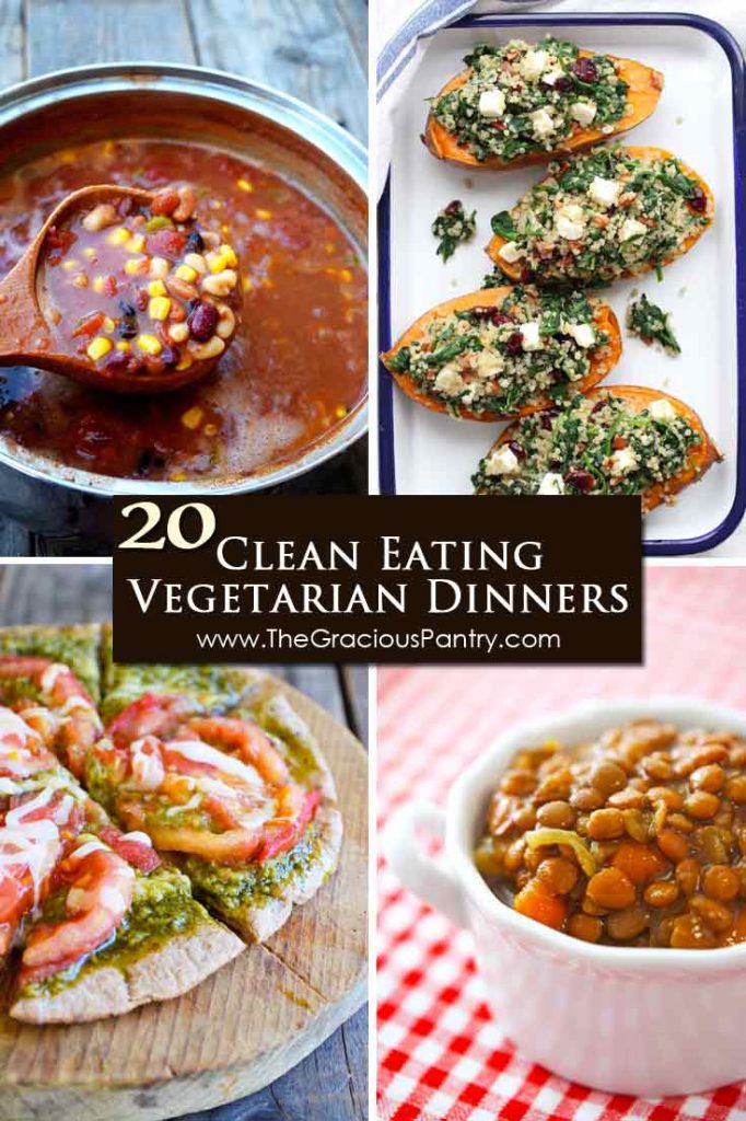 Clean Eating Vegetarian Dinners | The Gracious Pantry