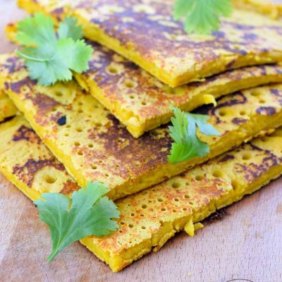 Clean Eating Chickpea Flour Flatbread Recipe