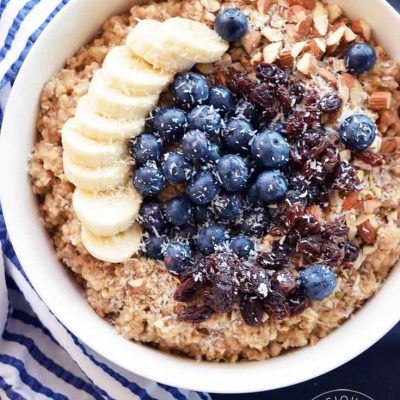 Clean Eating Instant Pot Steel Cut Oatmeal Recipe