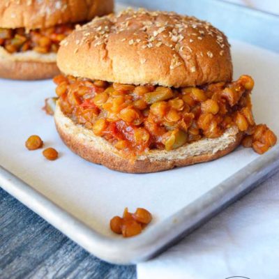 Clean Eating Lentil Sloppy Joes Recipe