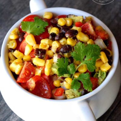 Clean Eating Black Bean Corn Salad Recipe