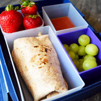 Clean Eating Lunch Box Burritos Recipe