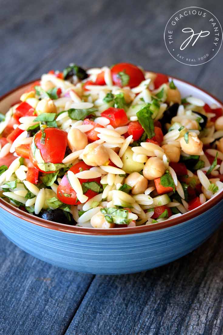 Chickpea Orzo Salad Recipe