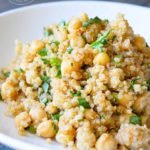 Clean Eating Chickpea Basil Quinoa Salad Recipe