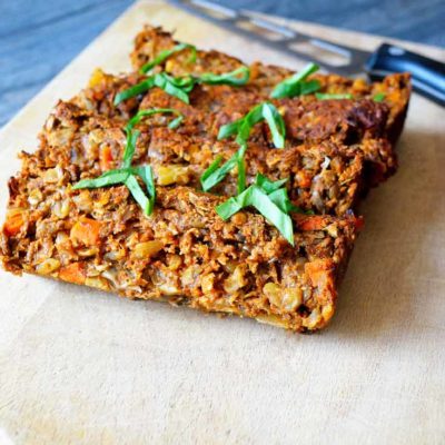 Clean Eating Lentil Loaf Recipe